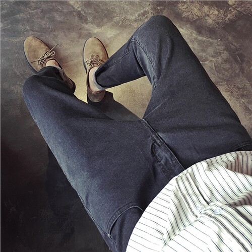 Jeans pour adolescent pieds Slim pour automne - Ref 1462741 Image 3