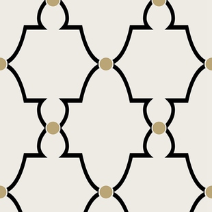 艾嘉无纺北欧简约美式新中式窗格墙纸黑白窗棱格子背景墙壁纸现货