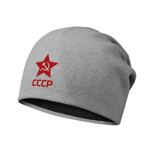 前苏联斯大林CCCP镰刀红星帽子男女棉帽潮防风加绒包头帽设 无界