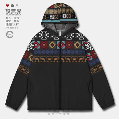 国潮少数民族服饰苗族土开衫卫衣