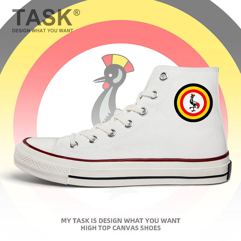 乌干达uganda空军高帮帆布鞋男女春夏特种兵板鞋鞋子军迷设 无界