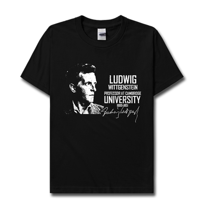 哲学家路德维希维特根斯短袖T恤