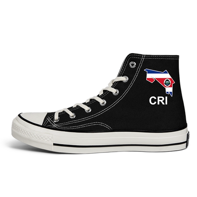 哥斯达黎加高帮帆布鞋