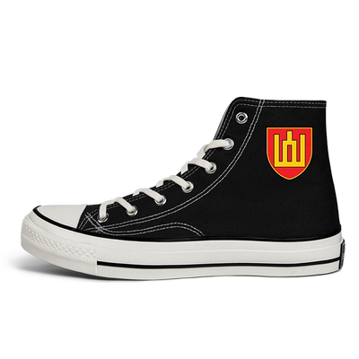 立陶宛高帮帆布鞋