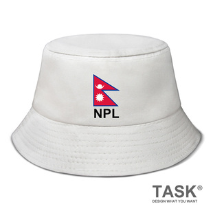 尼泊尔Nepal国家运动款 无界 帽子渔夫帽男女学生防晒遮阳钓鱼帽设