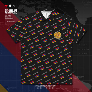 无界 设 亚美尼亚Armenia国家国旗满印速干polo衫 男女宽松上衣夏装