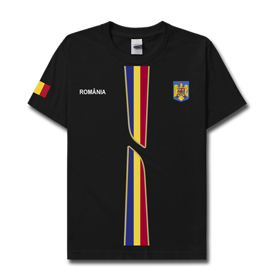 罗马尼亚Romania国家徽章短袖T恤