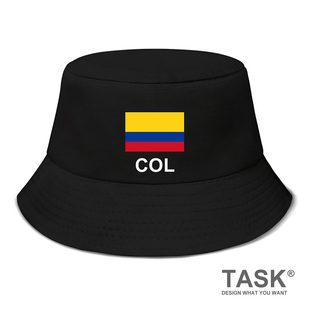 无界 国家哥伦比亚Colombia帽子太阳帽渔夫帽男女防晒帽钓鱼帽设