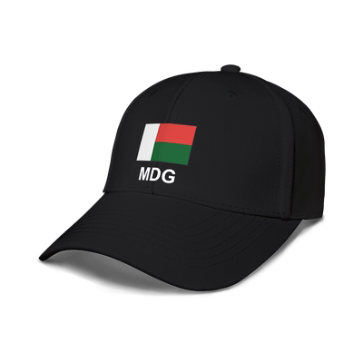 马达加斯加Madagascar国家足球太阳帽鸭舌帽男女钓鱼帽夏设 无界