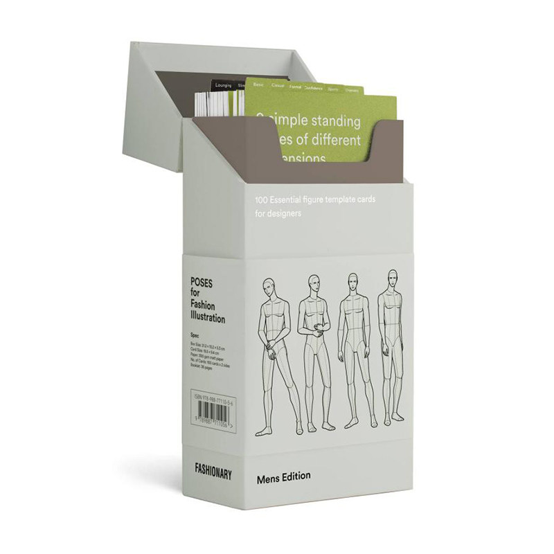 原版 poses for fashion illustration - mens 100张男性时装服装插画