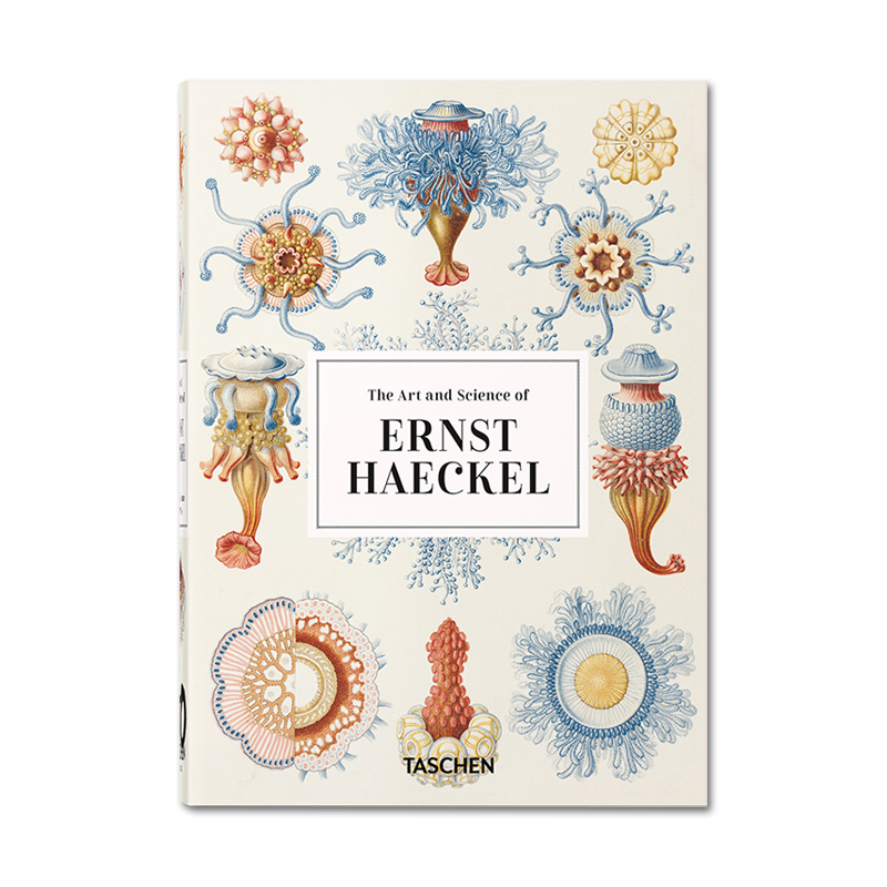 现货原版【Taschen40周年纪念版】Ernst Haeckel 德国博物学家 恩斯特海克尔 自然生物动植物手绘手稿艺术画册