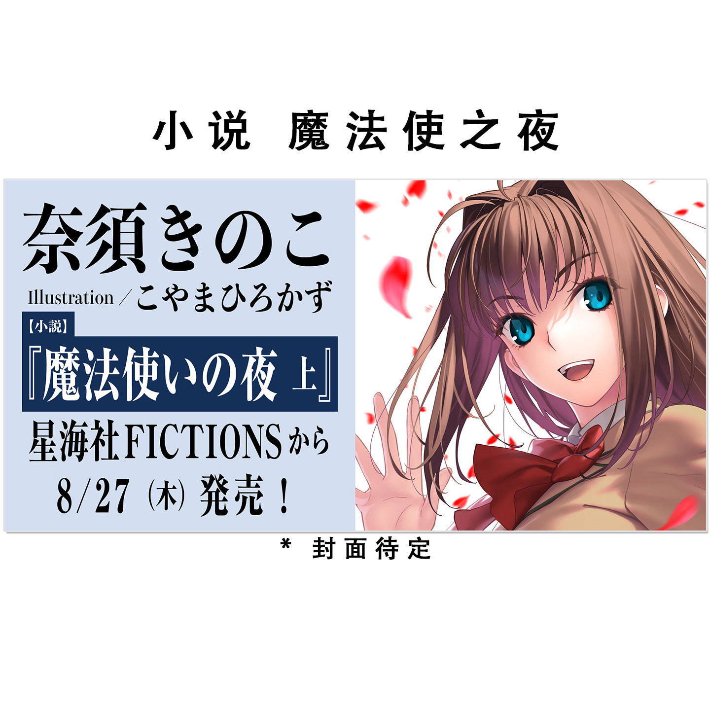 预售 小说 魔法使之夜 魔法使いの夜 上 TYPE-MOON文字冒险游戏 奈須 きのこ