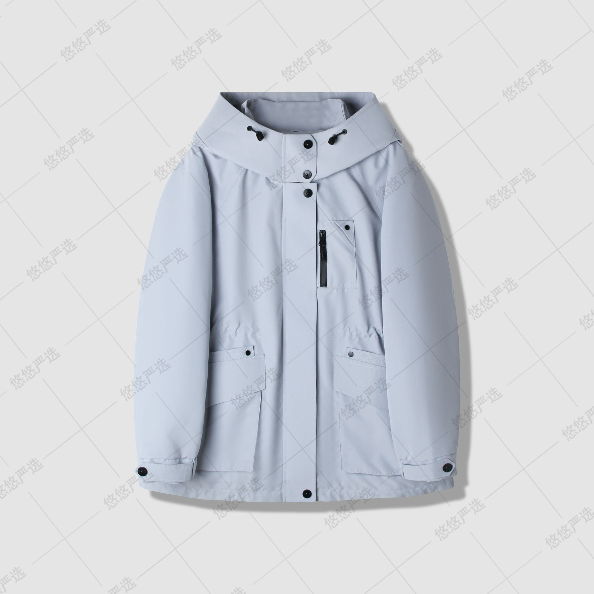 【高端线Gore-Tex】三防户外工装连帽常规款羽绒服外套内胆不可拆