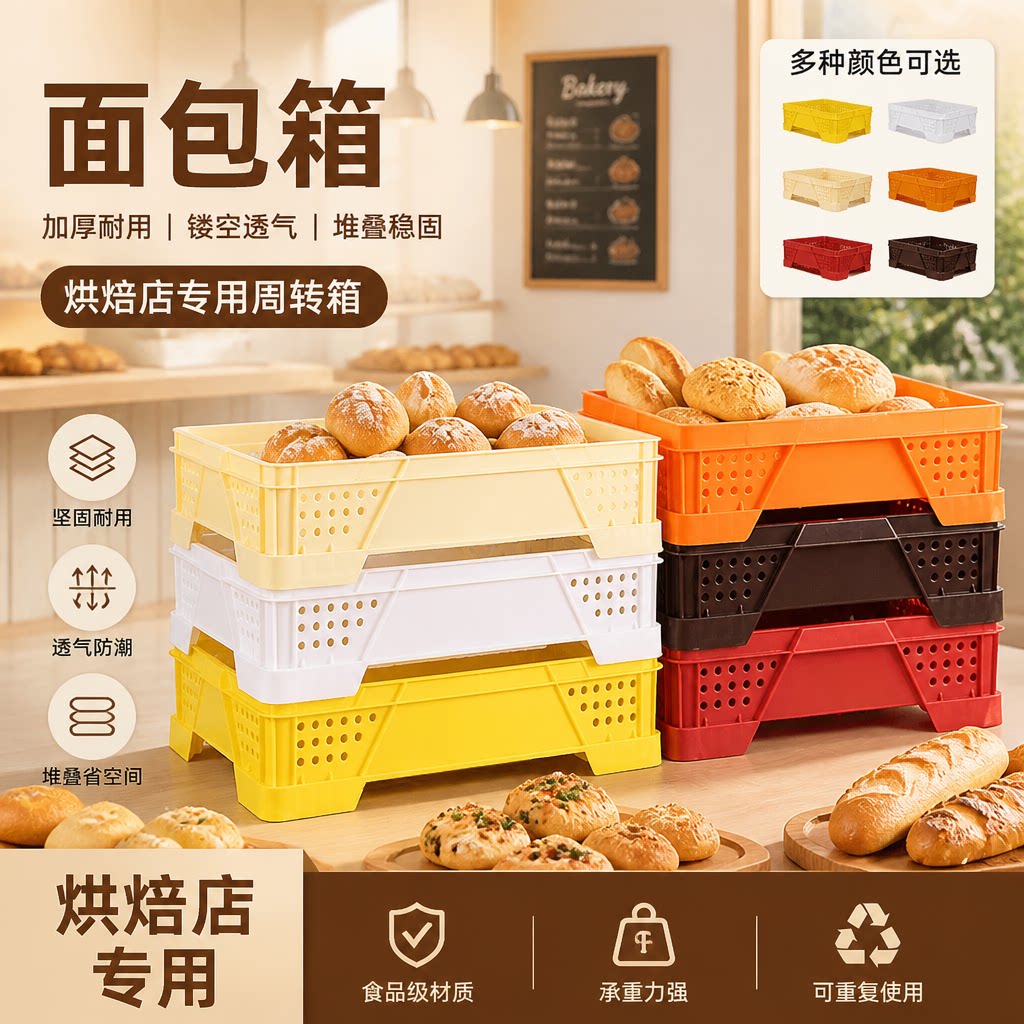 长方形面包箱加厚大号面包蛋糕箱