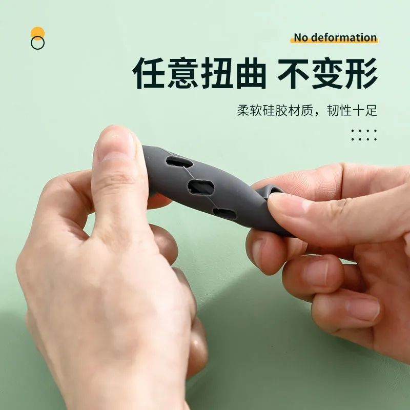 樱行硅胶通用锅把手防烫双耳老式铁锅手柄配件实用厨房工具耐高温