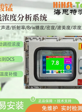 海思特硫酸锰MnSO4在线实时监测检测浓度测试仪分析仪测定仪