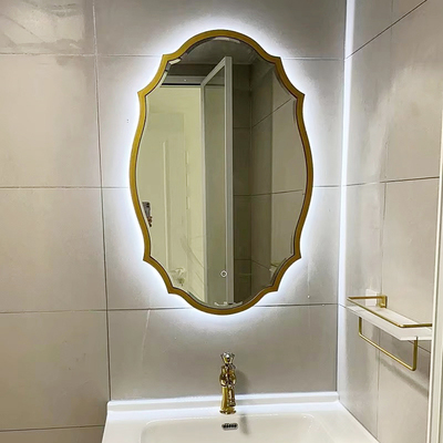 木质法式复古简约浴室镜