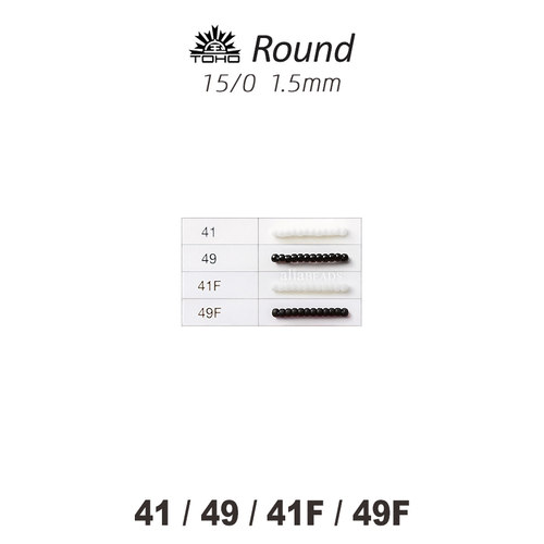 TOHO黑白系圆珠散珠套装