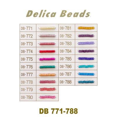 MIYUKIDB古董珠透明磨砂套装