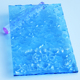 透明天蓝石头纹亚克力板彩色水波纹有机玻璃面板隔断装 饰加工盒子