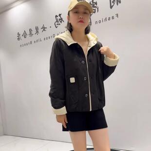 减龄显瘦厚开衫 女装 1019 加肥外套薄棉衣大码 孤品2025秋冬新款