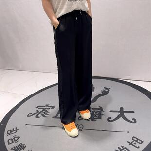 2719棉麻料舒适200斤休闲裤 女权贵族时尚 潮裤 2026夏季 大码 女裤