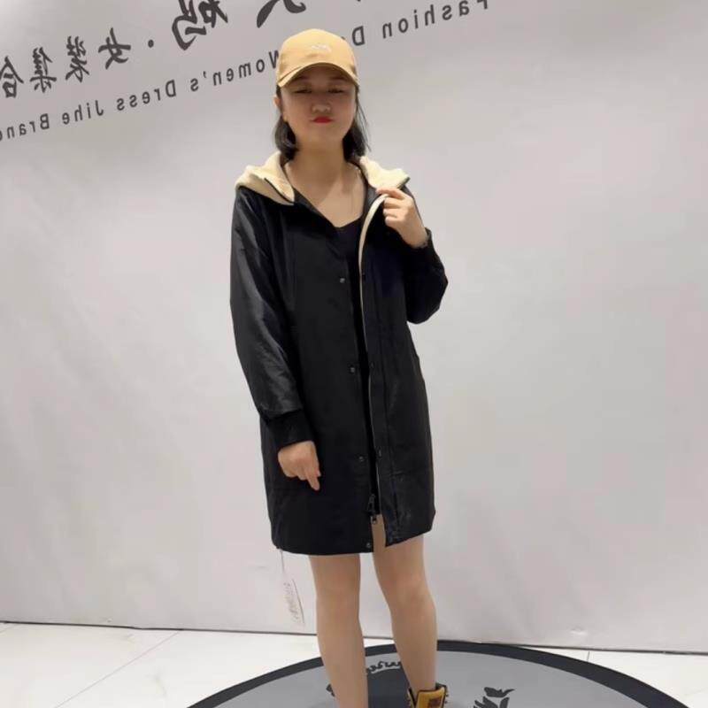 潮流时尚天骄一生水初冬中长棉服