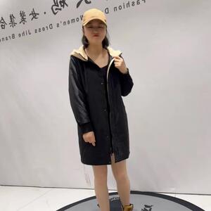 潮流时尚天骄一生水初冬中长棉服