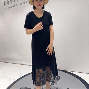 气质女权贵族时尚大码女装2026夏装裙31058连衣裙显瘦气质裙子潮