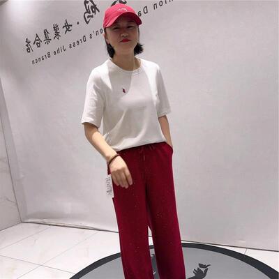 时尚胖mm女权贵族2026春装打底1623短袖T大码女装200斤半袖打底衫