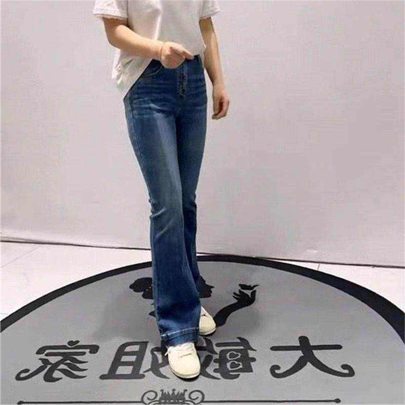 2026年货新款春柏菲蒂8897大码女装胖mm松紧腰200斤裤女裤牛仔裤,女装/女士精品,大码裤装,淘宝优惠券,粉丝福利购,淘宝优惠卷