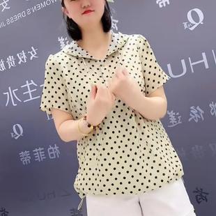 百搭款 专柜6096芮娜依莲夏季 欧韩加肥显瘦胖MM大码 连帽小 新款 短袖