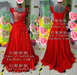 2025大红色包肩立领梅花刺绣二胡拉琴音乐会歌唱演唱独唱演出礼服