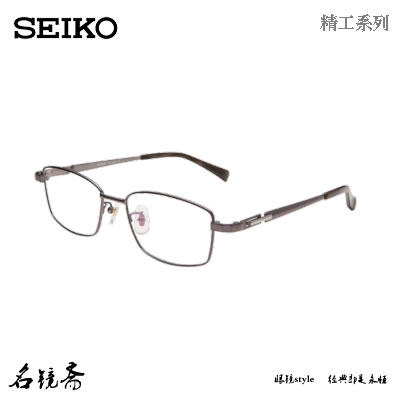 商务方框纯钛轻便近视