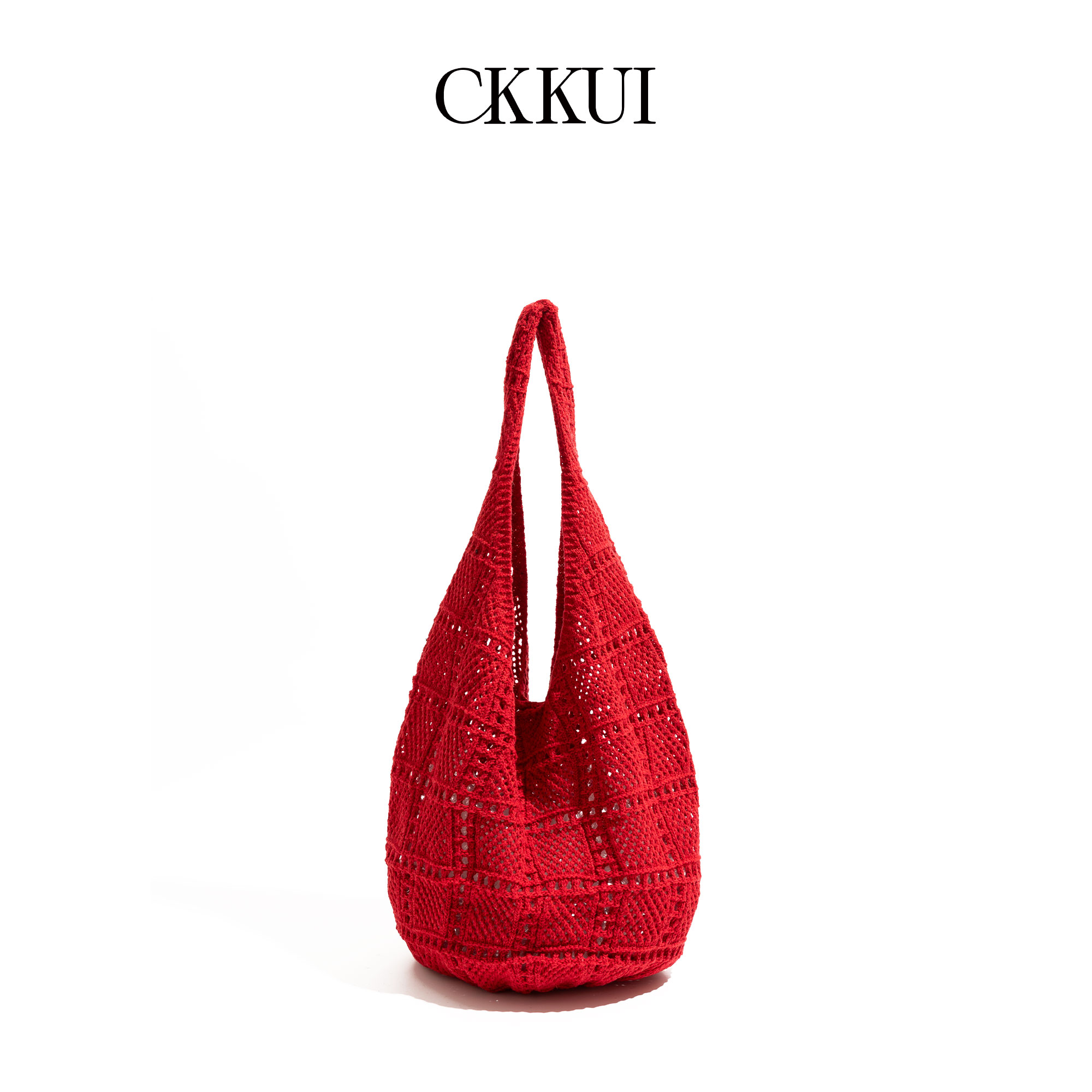 CKKUI夏日小众针织包包慵懒风