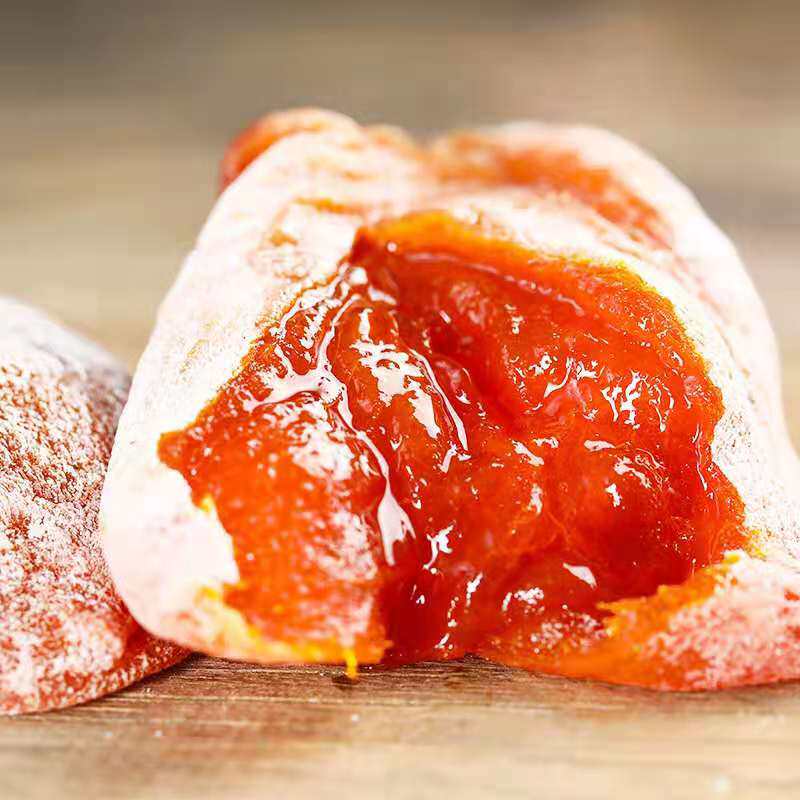 陕西富平农家自制流心柿子饼柿干降霜吊柿饼子柿饼5斤顺丰包邮