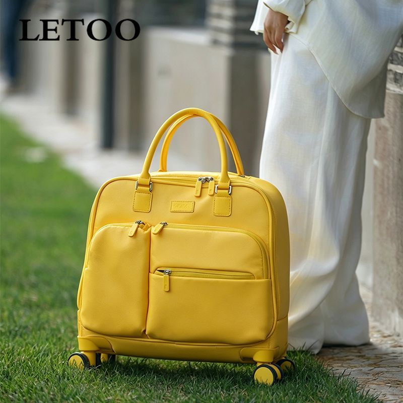 正品LETOO行李箱18寸登机箱短途便携式旅行出差手提轻便拉杆箱包图片
