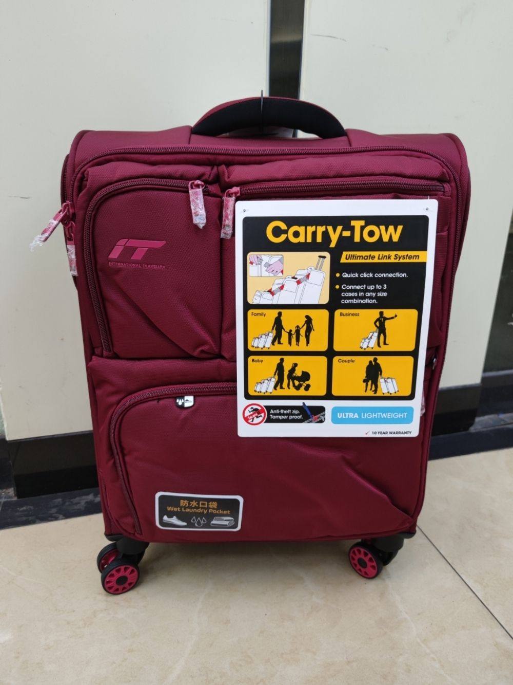 出口英国20寸超轻静音牛津布拉杆箱24寸旅行箱大容量28托运行李箱