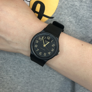 卡西歐 MQ24小黑表學生中性男女情侶表復古運動石英手表 CASIO