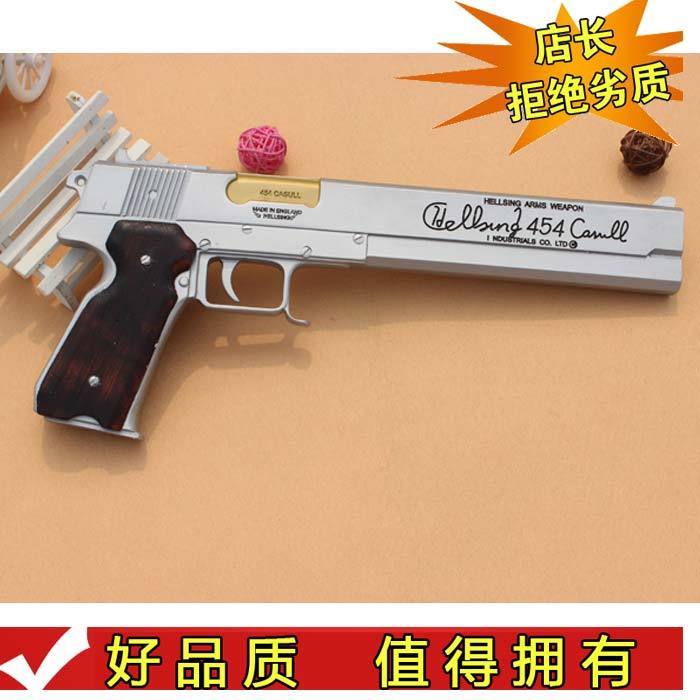 hellssing地狱之歌阿卡特cosplay配件道具白枪高级pu树脂红木武器