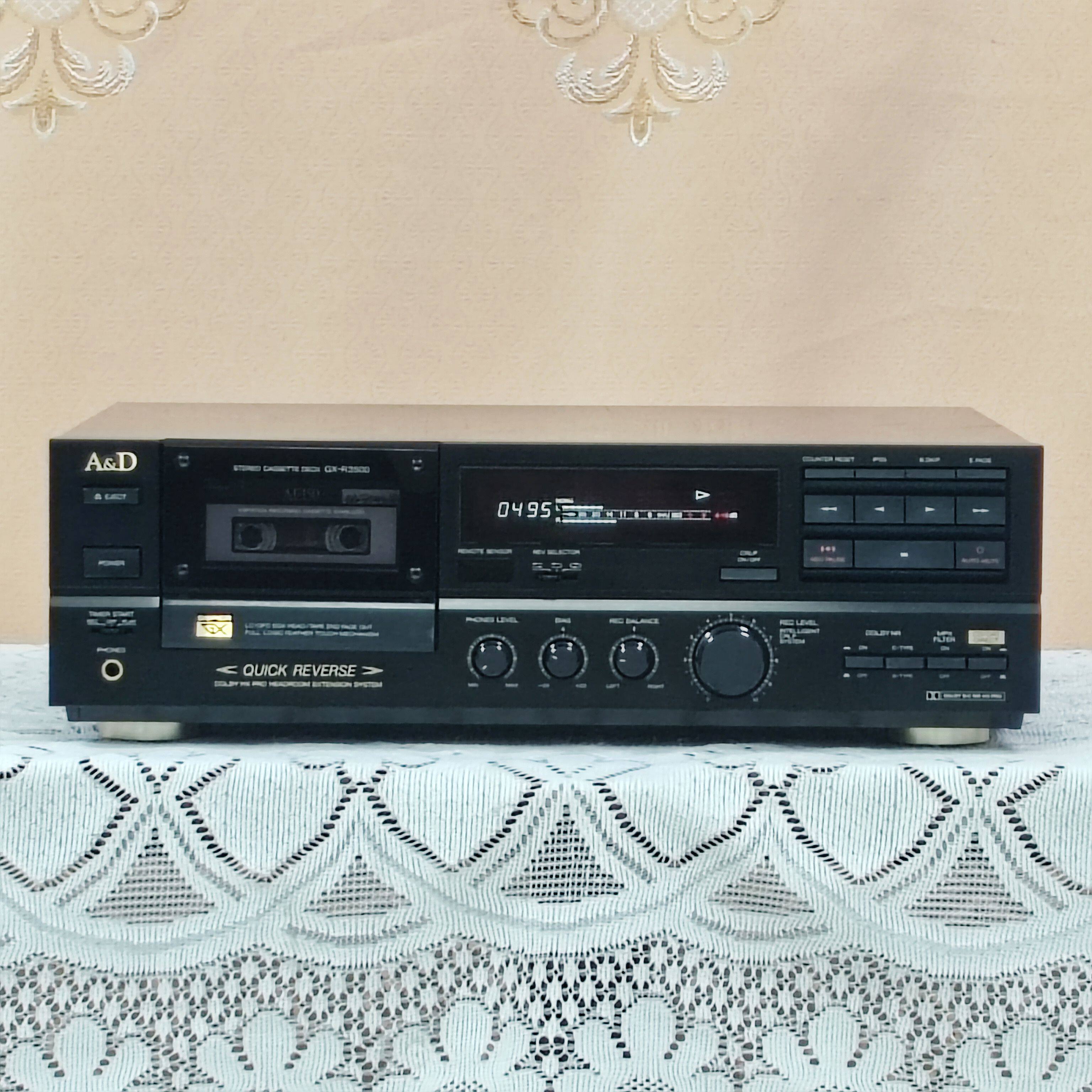 原装进口二手音响 雅佳AKAI GX-R3500双向自动返转专业卡座磁带机