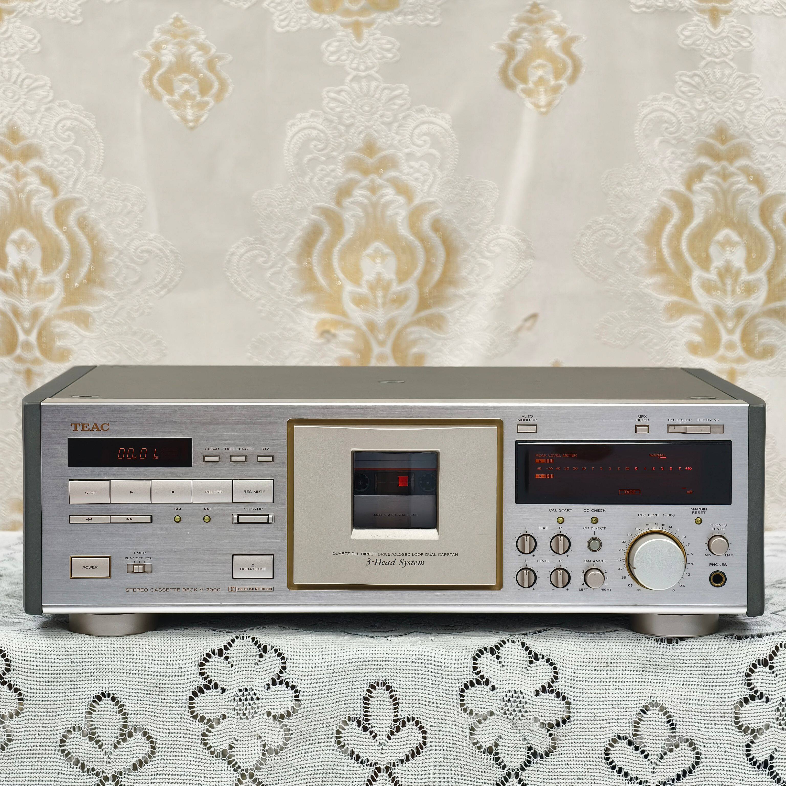 原装进口二手第一音响/TEAC V7000三磁头高端专业录放次旗舰卡座