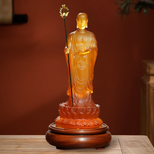 九华山地藏王菩萨站像佛堂摆件