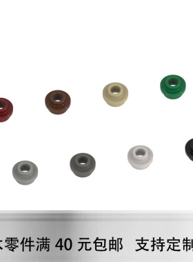 85861小圆点1X1带孔圆灯粒28626可插柱子圆棒的底座国产零配件板