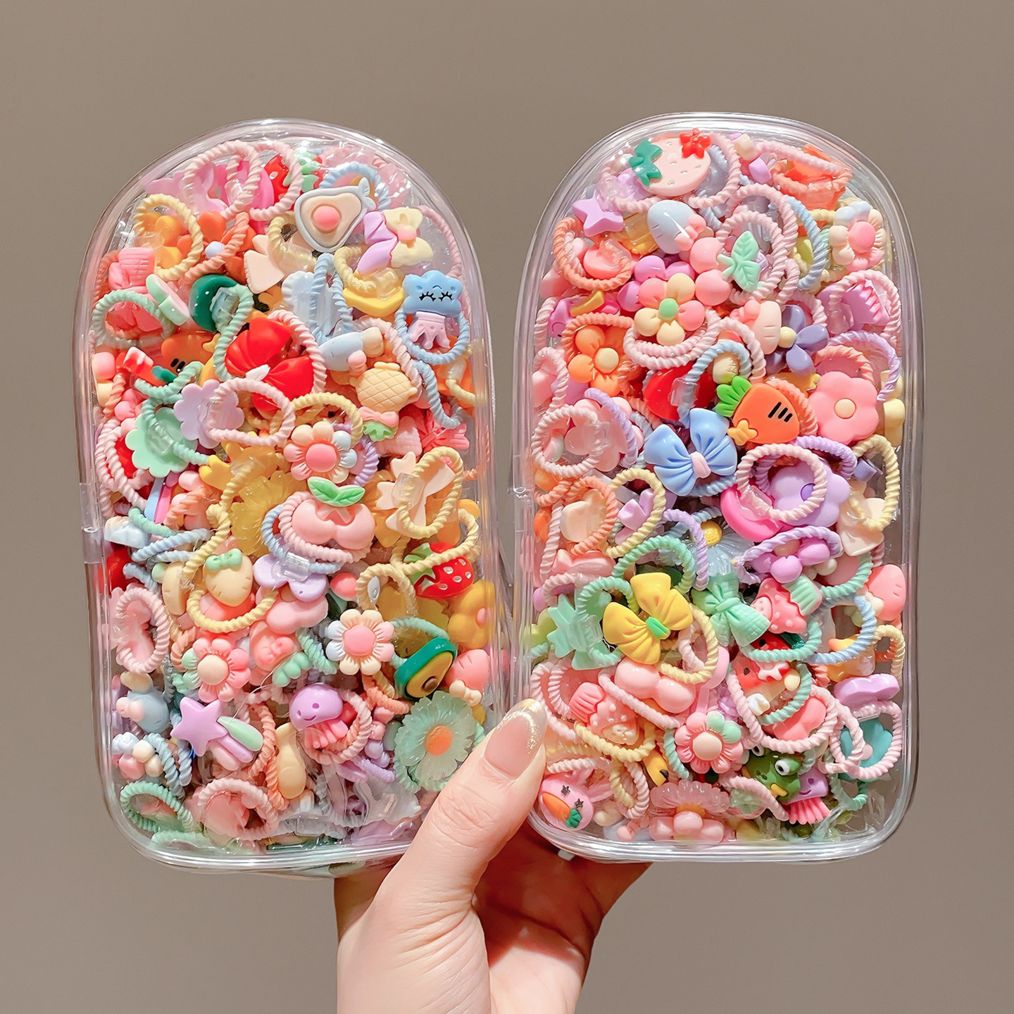 儿童皮筋不伤发小号头绳女童可爱发圈扎头高弹力耐用宝宝发绳头饰