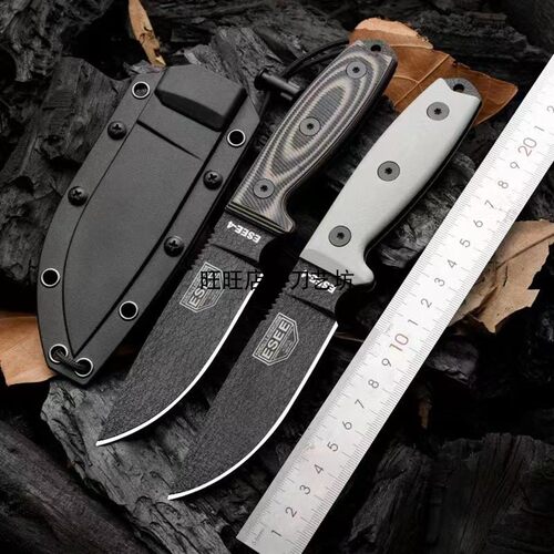 ESEE-4小直刀随身便携刀具户外野营求生小刀高品质锋利刀具军刀具