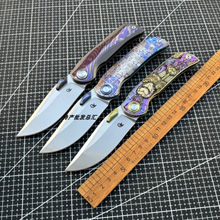 QK002原创M390飞翔折叠刀露营户外求生生存随身携带EDC耐用小刀具