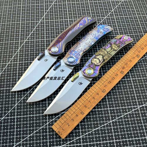 QK002原创M390飞翔折叠刀露营户外求生生存随身携带EDC耐用小刀具