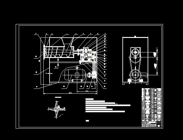 -绞肉机的设计(说明书+DWG图纸)