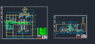 DZL7.0-1.0－95－70-AⅡ型锅炉房施工图平面布置图